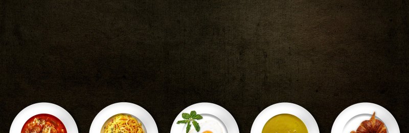 菜肴摆放 Dishes placement
