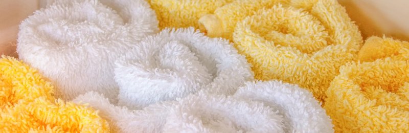 清洗毛巾 Washing towels