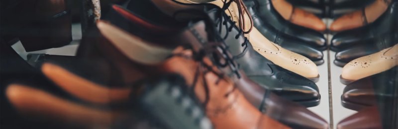 挑选皮鞋 leather shoes